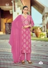 Nandini By Woodee Slub Rayon Kurti With Bottom Dupatta
